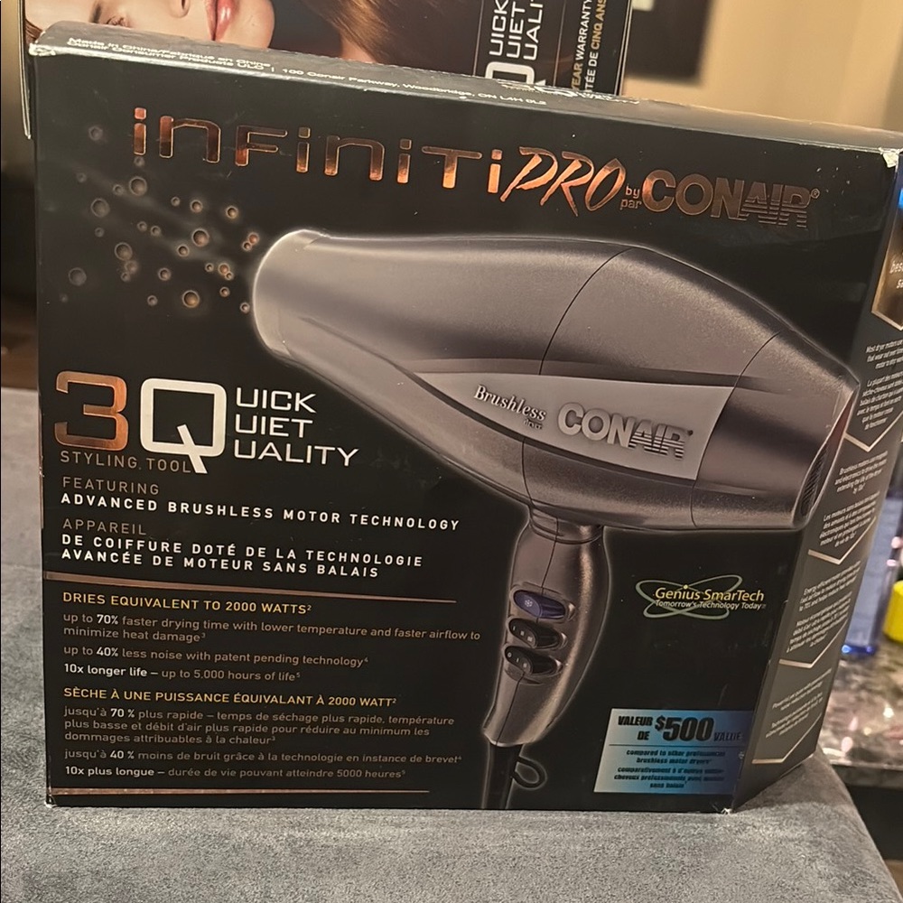 Conair Infiniti Pro Hair Dryer - Silver